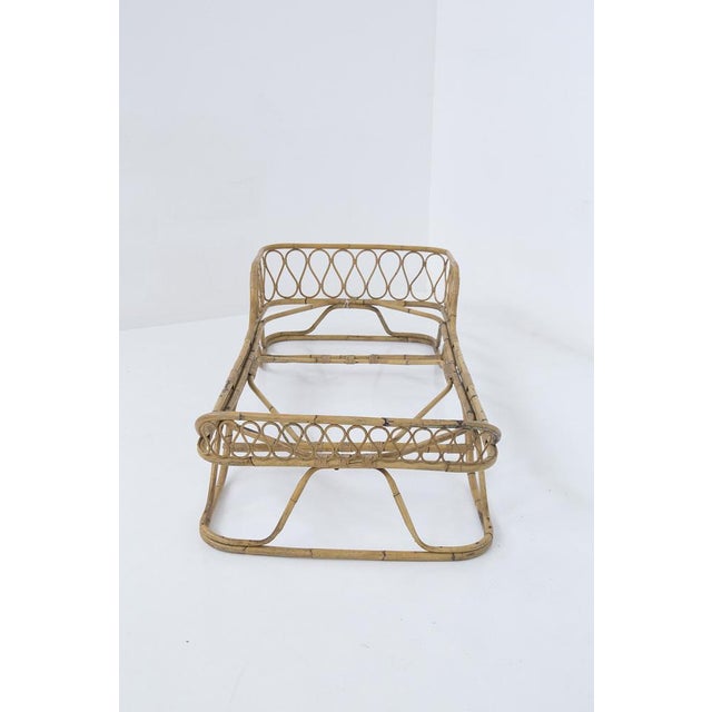 1950s Single Bed attributed to Gio Ponti in Bamboo and Rattan, Italy, 1950s For Sale - Image 5 of 14