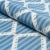 SAMPLE - Schumacher Kai Striped Ikat Fabric In Blue For Sale