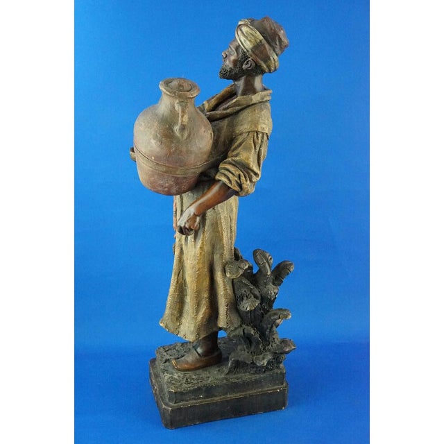 Sculpture of Man in Terracotta by Friedrich Goldscheider for Goldscheider, Austria, Late 1800s For Sale - Image 9 of 18