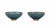 Pair of Blue and Purple Ceramics Bowls For Sale - Image 4 of 8