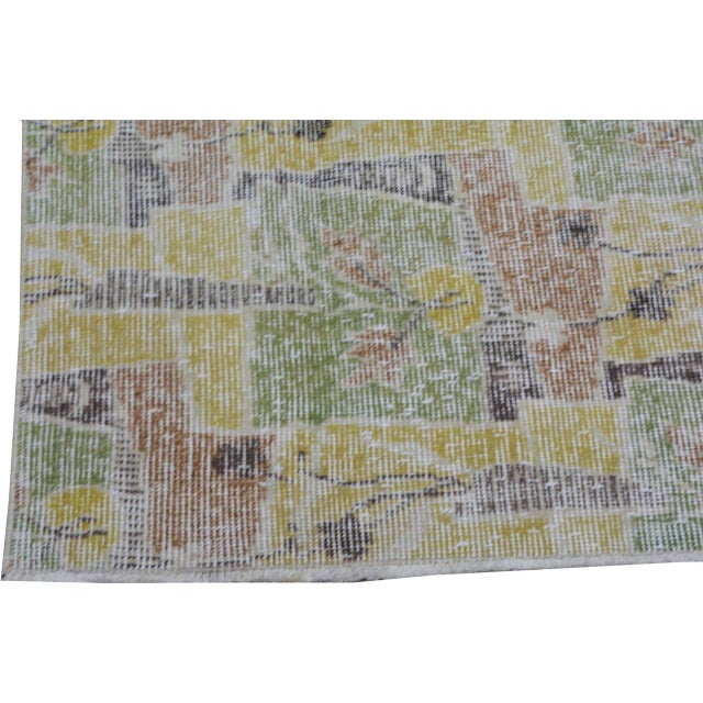 Vintage Turkish Anatolian Hand Knotted Wool Rug, 4'1"x6'7" For Sale - Image 4 of 4