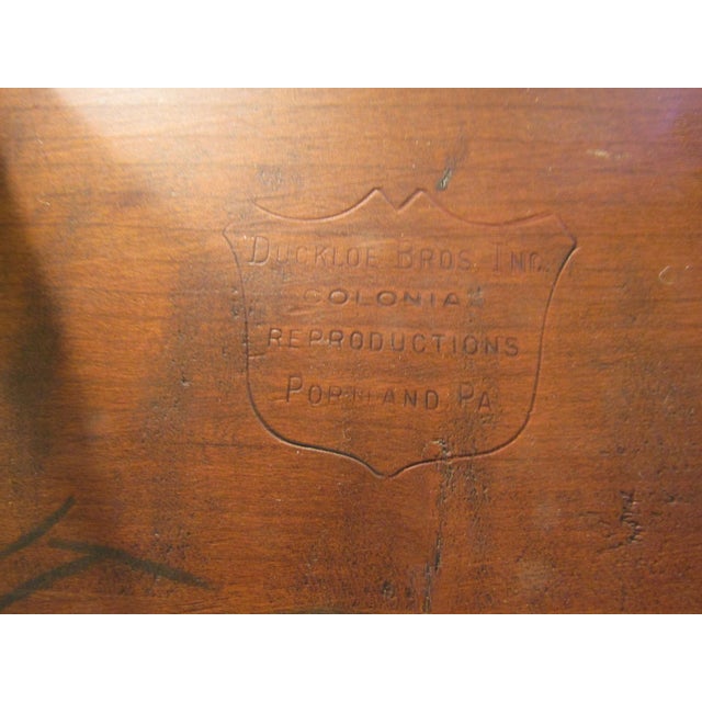Duckloe Solid Cherry Fan Back Windsor Arm Chair For Sale - Image 6 of 6