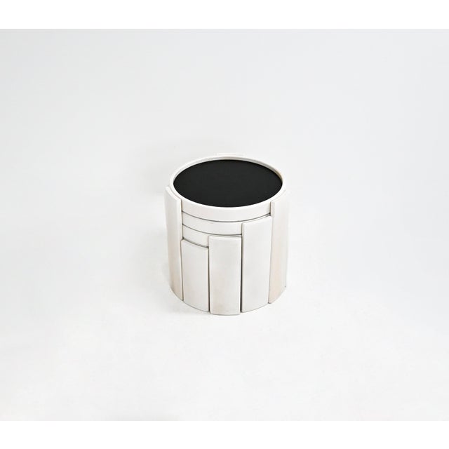 Cassina Model 780 Nesting Tables by Gianfranco Frattini for Cassina, 1960s, Set of 4 For Sale - Image 4 of 13
