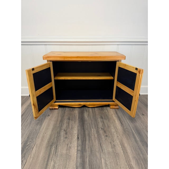 1960s Pine Console Cabinet For Sale - Image 5 of 5