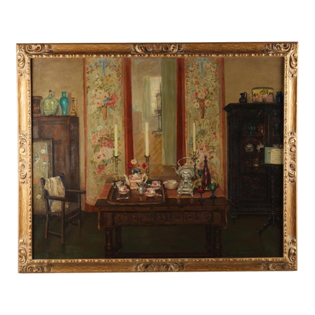 1940s Mary Gray (American, 1891-1964), Tea Time in the Studio For Sale