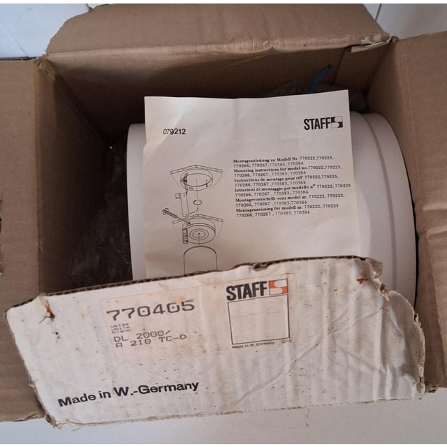 Metal Vintage Ceiling Lamp from Staff-Leuchten, 1980s For Sale - Image 7 of 8