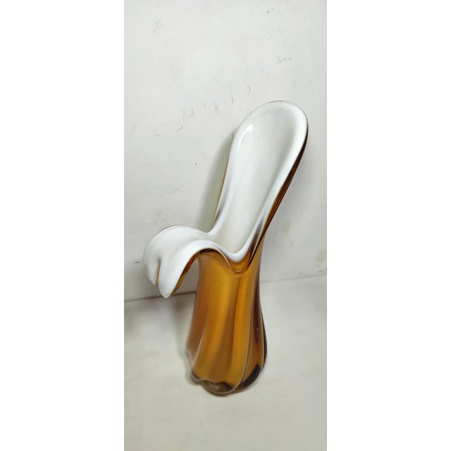 Glass Vase, Italy, 1960s For Sale - Image 6 of 8