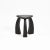 Contemporary Arc De Stool 37 in Black Chestnut by Project 213A For Sale - Image 3 of 7