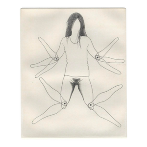 George Stuempfig Hopscotch Female Nude Etching