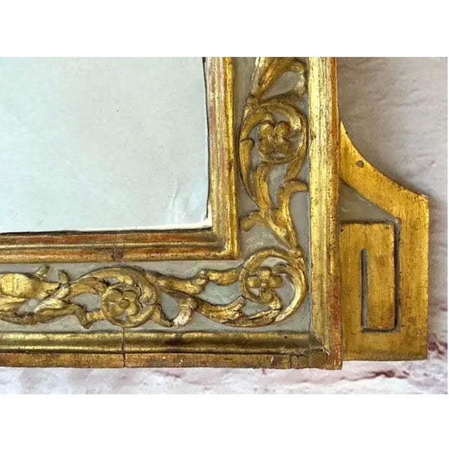 18th Century Italian Neoclassic Giltwood Mirror For Sale In Tampa - Image 6 of 10