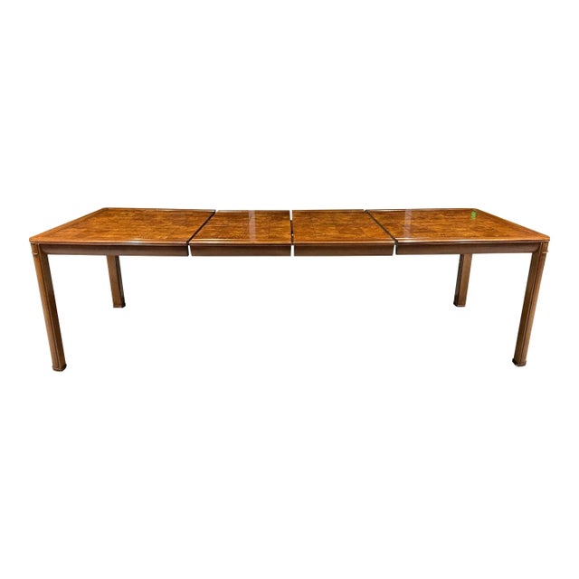 Chinoiserie Drexel Chinoiserie Dining Set in Solid Mahogany - 9 Pieces For Sale - Image 3 of 13