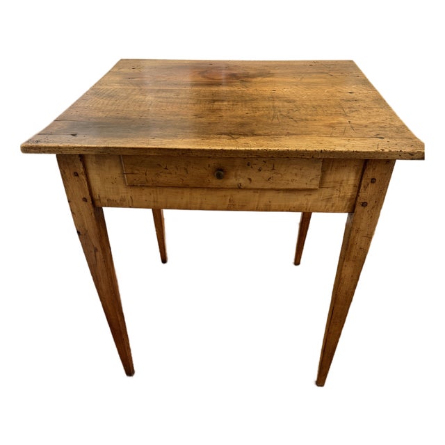 French Louis Phillipe Provincial Mixed Wood Banking Table. Circa 1800-1830 For Sale