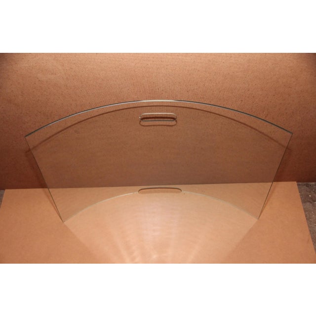 Glass Fireplace Screen, 1990s For Sale - Image 9 of 12