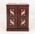 Chinese Mother-of-Pearl Inlaid Rosewood Bar Cabinet, with animal and landscape inlaid scene, the flip-top and two-doors...