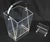 Mid 20th Century 20th C. Mid-Century Modern Bent Lucite & Chrome Paper Basket & Letter Holder For Sale - Image 5 of 12