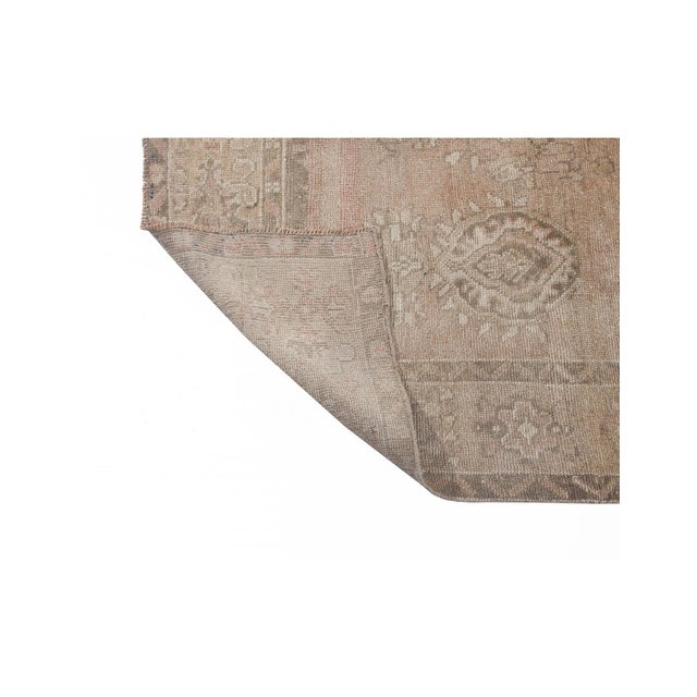 1960s Vintage Washed Out Turkish Kars Rug - 5`4" X 12`0" For Sale - Image 5 of 6