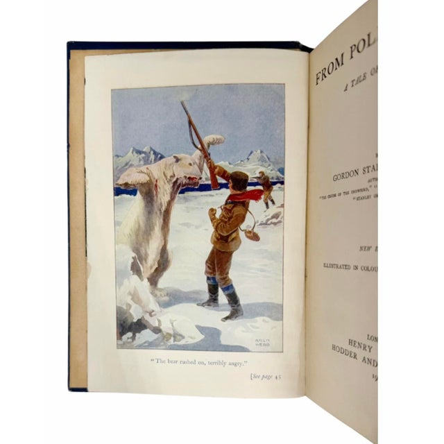 From Pole to Pole a Tale of the Sea by Gordon Stables 1909 Book For Sale In Washington DC - Image 6 of 14