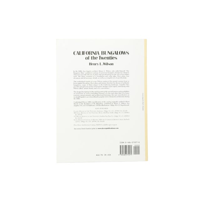 1990s California Bungalows of the Twenties by Henry L. Wilson For Sale - Image 5 of 5