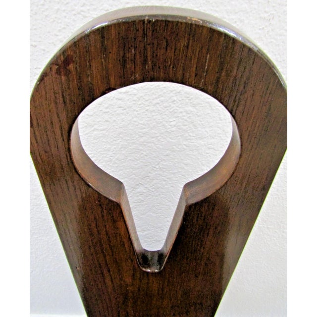 Antique American 1910s Pine Keyhole Dining Chair Side Chair For Sale - Image 10 of 13
