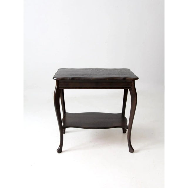 French Country Antique Wolverine Parlor Table For Sale - Image 3 of 13