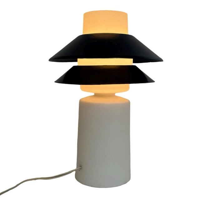 D-2044 Table Lamp in Opaline Glass Base from Raak For Sale - Image 11 of 11