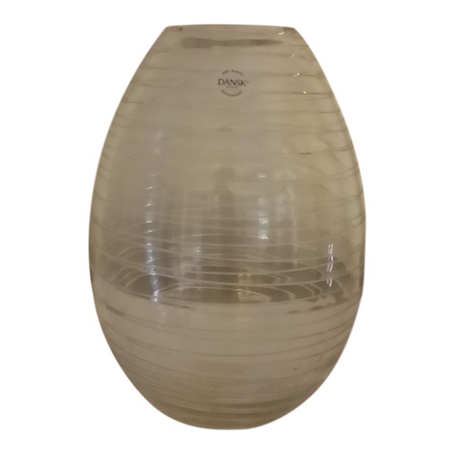 Dansk Glace Large Vase For Sale