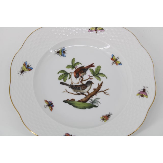 Herend Herend Rothchild Bird Salad Dessert Plate 7.5" Never Used For Sale - Image 4 of 5