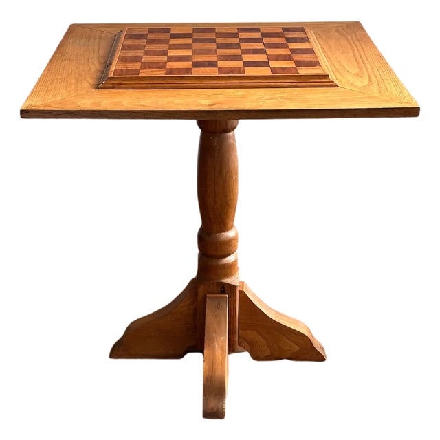 American Chess Table, Mid-20th Century For Sale