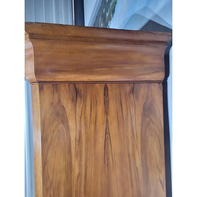 Walnut Wardrobe from Louis Philippe For Sale - Image 10 of 12