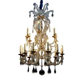 Rings House Chandelier Model #8203 from Maison Baguès, 1960s For Sale