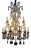 Rings House Chandelier Model #8203 from Maison Baguès, 1960s For Sale