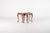 Vintage Nesting Tables with Cane and Glass Top, Set of 2 For Sale - Image 6 of 11