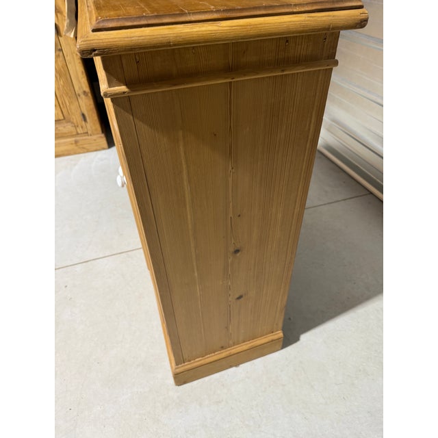 Antique Pine Two Door Cupboard From England For Sale - Image 17 of 18