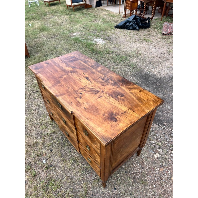 French 18th Century Louis XVI Walnut Chest of Drawers For Sale - Image 6 of 12