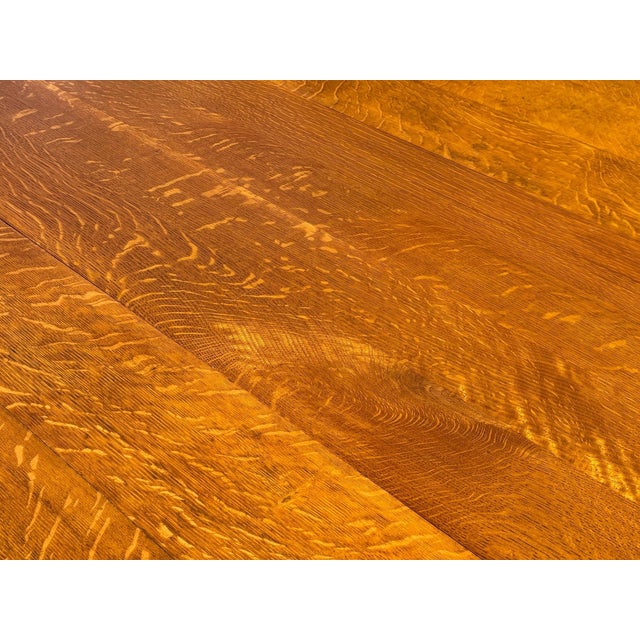 Brown Early 20thC American Empire Dining Table For Sale - Image 8 of 9