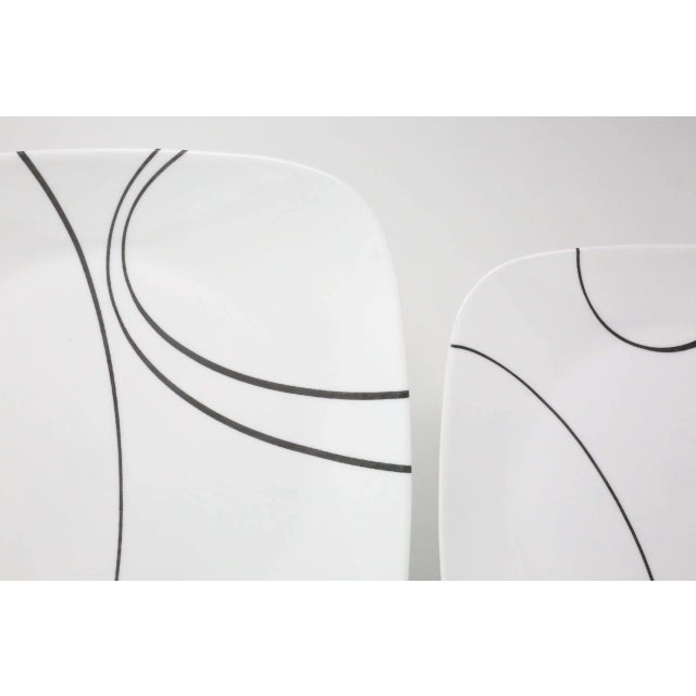 "Simple Lines" Dinnerware by Corelle - Set of 8 For Sale In Tampa - Image 6 of 11