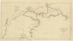 Map of Gregory's Expedition Into the North West of Australia, 1860s