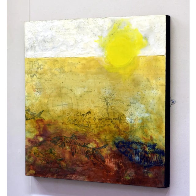 Andrew Francis "Event Horizon" Abstract Mixed Media 2019 For Sale - Image 4 of 5