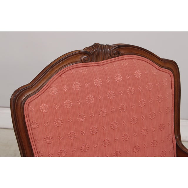 Brown Pair of Lewis Mittman Louis XV Fauteuil Armchairs For Sale - Image 8 of 18