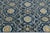 2020s Modern Midnight Blue Ikat Style Hand-Knotted Wool Area Rug 13x20 For Sale - Image 5 of 9
