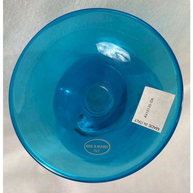 Pompeii Hand-Blown Murano Glass Vase For Sale In New York - Image 6 of 7
