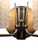 Vintage Enameled Glass, Brass & Nickel Two Light Wall Sconces - Set of Three For Sale - Image 17 of 17