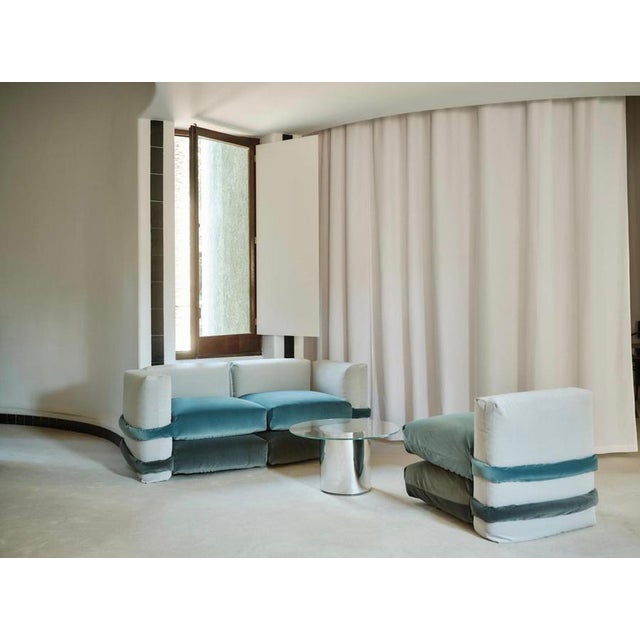 Pillow Sofa in Velvet by Muller Van Severen for BD Barcelona For Sale - Image 6 of 17