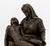 Figurative Signed "La Pieta Di Michelangelo" Patinated Bronze For Sale - Image 3 of 7
