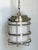 Vintage Ralph Lauren XL “Crosby” Polished Nickle and Glass Pendant For Sale - Image 14 of 14