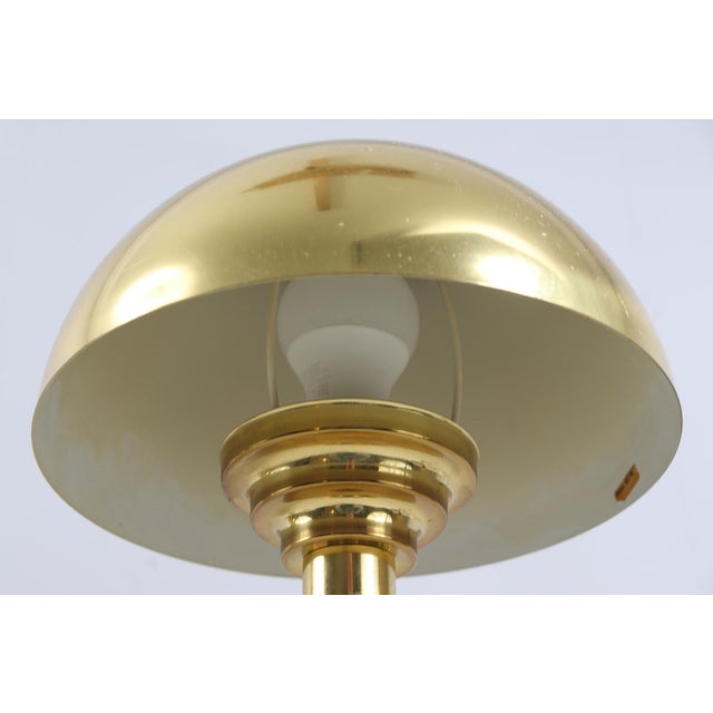 Metal Art Deco Style Table Lamps from WSB Germany, 1970s, Set of 2 For Sale - Image 7 of 8