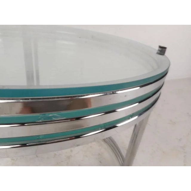 1960s Mid-Century Modern Milo Baughman Style Nesting Tables For Sale - Image 5 of 10
