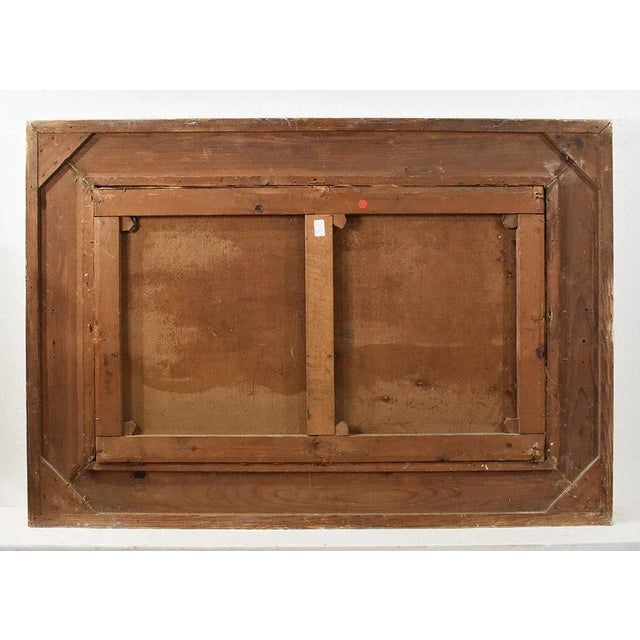 Louis-René Boulanger, River Landscape with Village, 19th Century, Oil on Canvas, Framed For Sale - Image 10 of 11