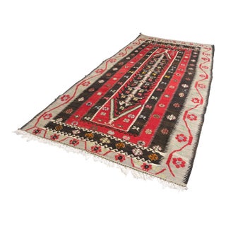 Oversize Vintage Anatolian Kilim Rug For Sale