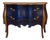 Louis XV Antique Style Blue With Gold Commode For Sale